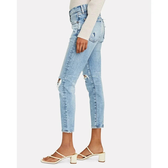 MOUSSY VINTAGE Billings Skinny Denim Jeans Blue Size 25 - Picture 2 of 10